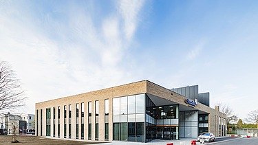 Foto van het nieuw medisch centrum AZ Vesalius in Bilzen.