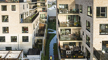 Photo du Cohousing Bijgaardehof à Gand- Sint-Amandsberg.