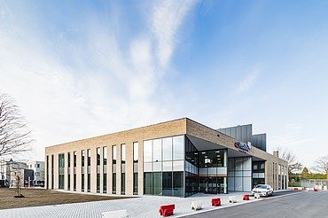 Foto van het nieuw medisch centrum AZ Vesalius in Bilzen.