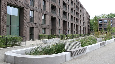 Foto van Luca II, een sociaal wooncomplex in Antwerpen-Luchtbal.