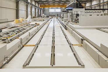 Photo de la salle des brouillards devant le SABCA à Lummen.