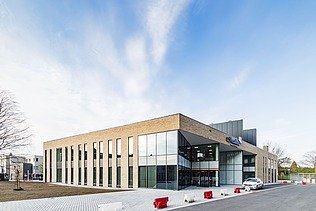 Foto van het nieuw medisch centrum AZ Vesalius in Bilzen.