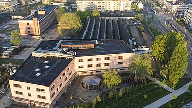 GO! STrEaM Campus Groot Schijn Deurne Drone photo of GO! STrEaM Campus Groot Schijn in Deurne.