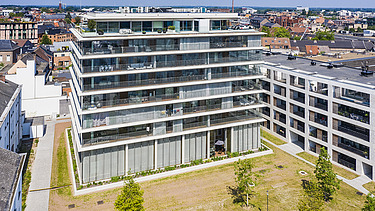 Foto van Refuga, een residentieel en multifunctioneel herbestemmingsproject in Hasselt.