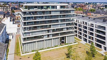 Refuga Hasselt Photo of Refuga, a residential and multifunctional redevelopment project in the heart of Hasselt.