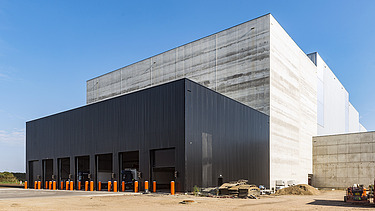 Foto van Biostoom in Beringen, een biostoomcentrale voor afvalverwerking.