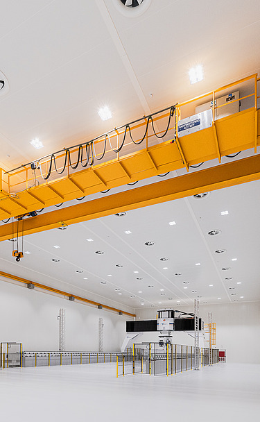 Foto van de nieuwe cleanroom voor SABCA in Lummen.