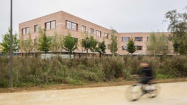 Photo du nouveau bâtiment de GO ! STrEaM Campus Groot Schijn à Deurne.