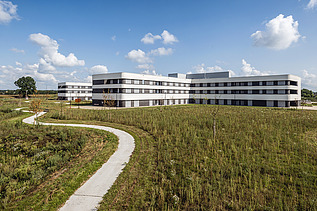 ZMK Maaseik Photo of the ZMK, Maas and Kempen Hospital, in Maaseik.