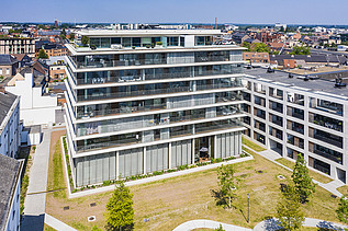 Foto van Refuga, een residentieel en multifunctioneel herbestemmingsproject in Hasselt.