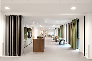 Photo de la cafétéria du nouveau centre de soins MRS Christine à Ekeren