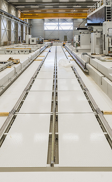 Foto van de fogs hall voor SABCA in Lummen.