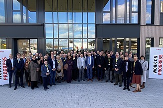 Photo de la visite de la délégation flamande chez ZÜBLIN Timber.