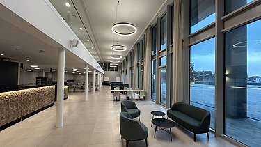 Cafeteria RCF De Reiger Temse Photo of the cafeteria of the new RCF De Reiger in Temse.