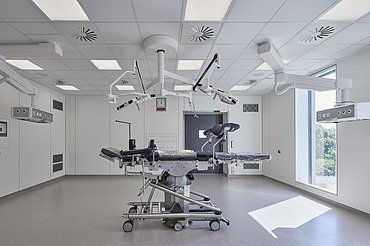 Operatiezaal ZMK (Ziekenhuis Maas en Kempen) in Maaseik Foto van een nieuwe operatiezaal in ZMK (Ziekenhuis Maas en Kempen) in Maaseik.