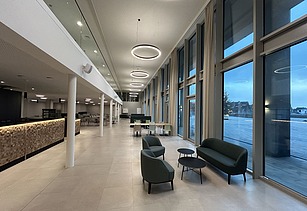 Cafeteria RCF De Reiger Temse Photo of the cafeteria of the new RCF De Reiger in Temse.