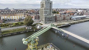 Stapelplein Ghent Photo of Stapelplein, a residential project in Ghent featuring two buildings with 125 residential units.