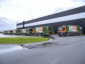 Foto van Biosort in Beringen, een sorteerinstallatie voor afvalverwerking.