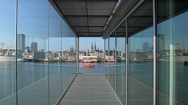 Detail photo of MRCC in Ostend, the Maritime Rescue and Coordination Center.