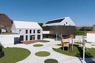 Foto van De Gendarmerie, een multifunctioneel sociaal buurtcentrum in Aalst.