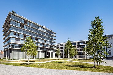 Photo de Refuga, un projet de redéveloppement résidentiel et polyvalent à Hasselt.