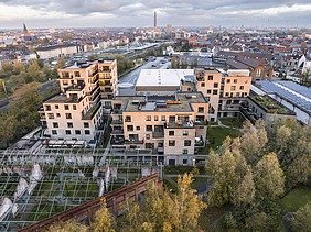 Photo du Cohousing Bijgaardehof à Gand- Sint-Amandsberg.
