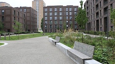Foto van Luca II, een sociaal wooncomplex in Antwerpen-Luchtbal.