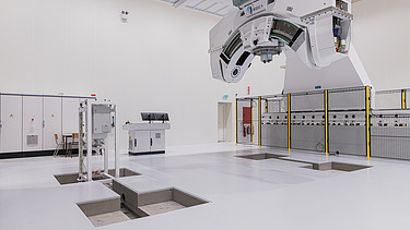 Detailfoto van de nieuwe cleanroom voor SABCA in Lummen.