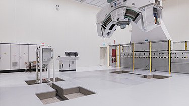 Photo de détail de la nouvelle salle blanche de SABCA à Lummen.