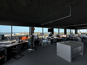 MRCC Ostend Photo of the control room at the MRCC in Ostend, the Maritime Rescue and Coordination Center.