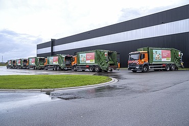 Foto van Biosort in Beringen, een sorteerinstallatie voor afvalverwerking.