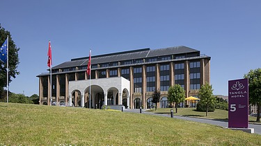 Photo de la piscine de l'hôtel Tangla à Bruxelles.