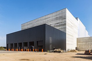 Photo de Biostoom à Beringen, une usine de traitement des déchets par biovapeur.