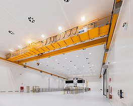 Photo of the new clean room for SABCA in Lummen.