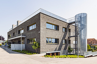 Photo du campus horticole De Wijnpers à Louvain.