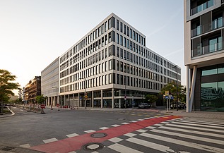 Foto van de voorzijde van Moiré - SQ27 in Belval, Luxemburg.