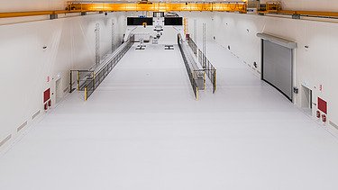 Photo of the new clean room for SABCA in Lummen.